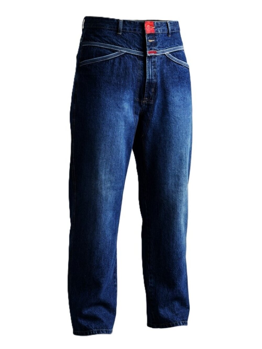 VTG 90s Marithe Francois Girbaud Carpenter Jeans Mens 38 Blue Dark Wash EUC